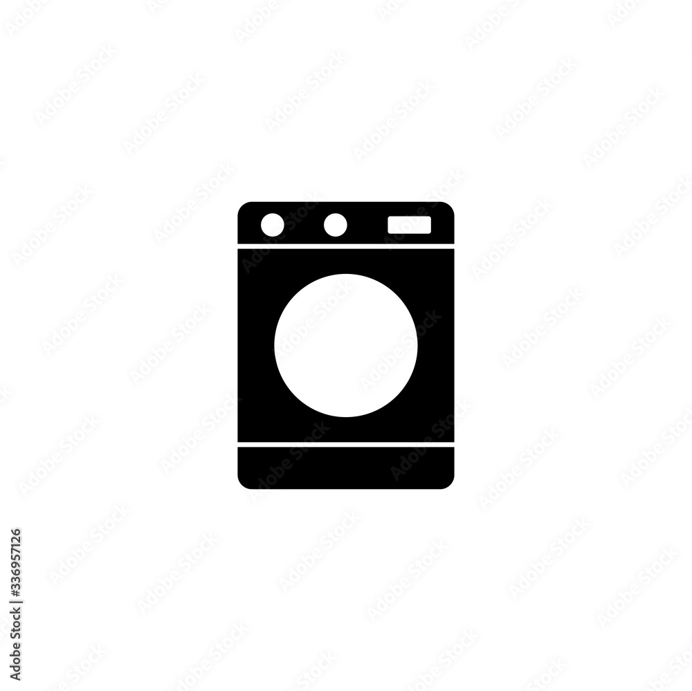 Washer icon vector Washer icon vector