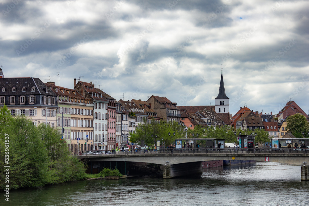 Naklejka premium Strasbourg in France in early spring