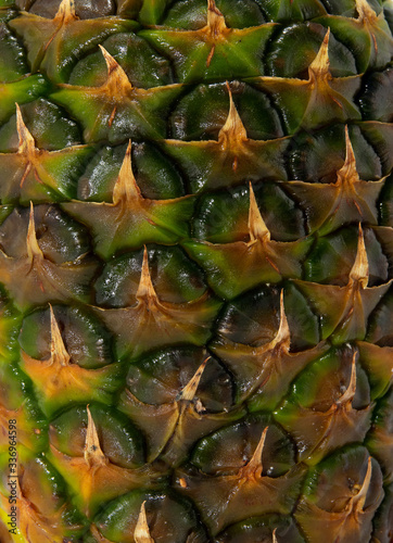 pineapple skin close up shoot