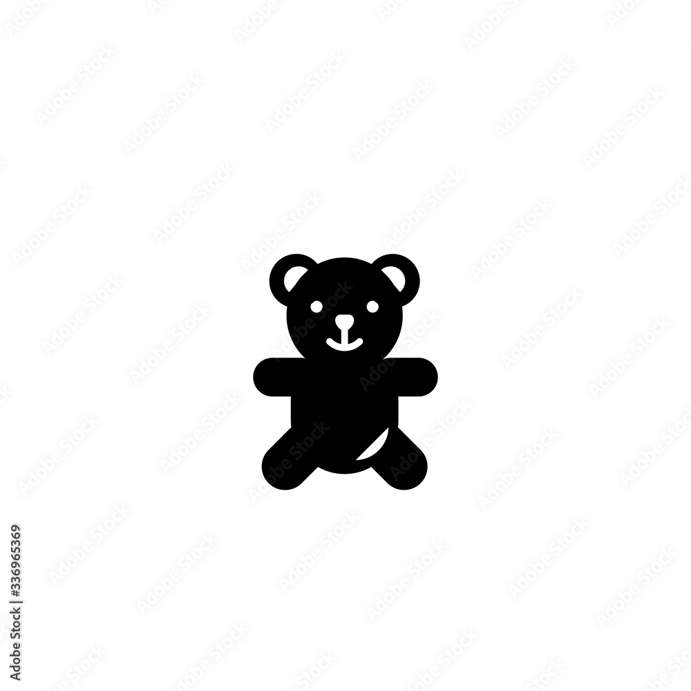 Fototapeta premium bear icon vector