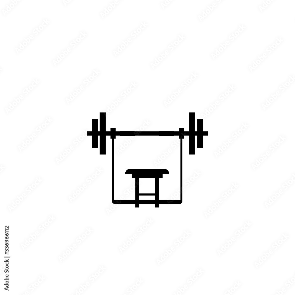 barbell lying icon barbell lying icon