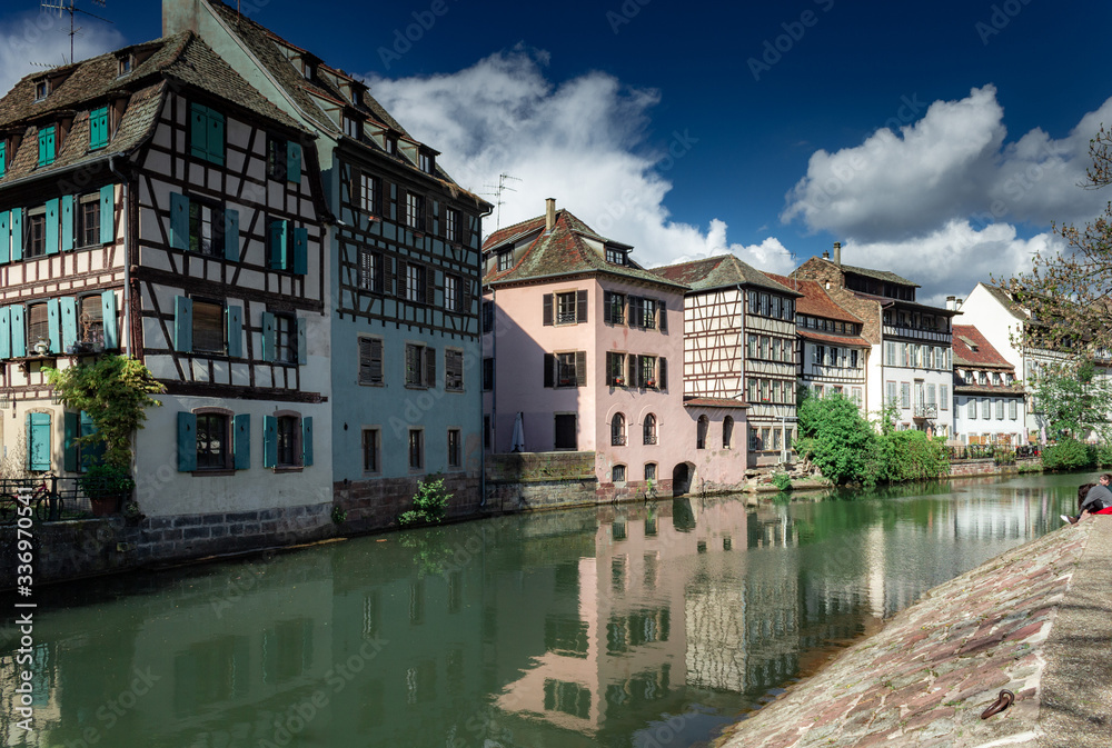 Strasbourg in France in early spring