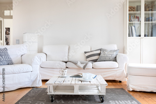 Living room in a countryish house photo