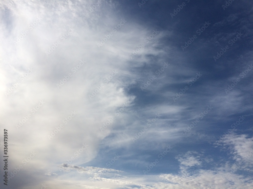 Fototapeta premium blue sky with clouds