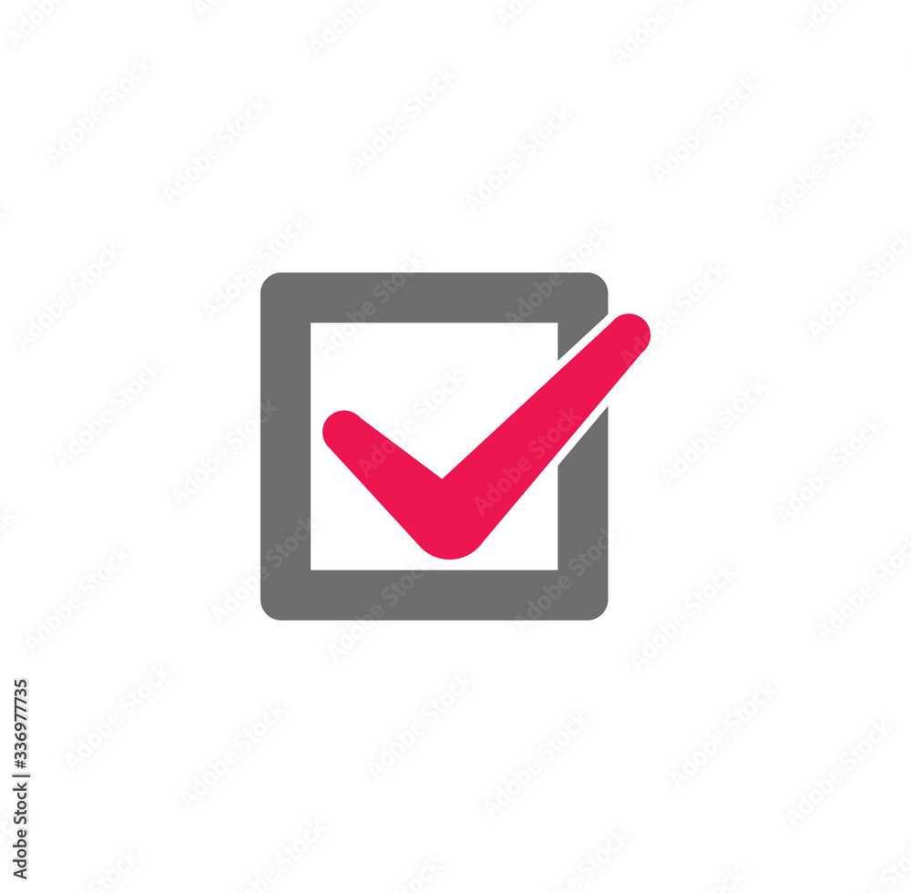 Check box icon on background for graphic and web design. Creative illustration concept symbol for web or mobile app Check box icon on background for graphic and web design. Creative illustration concept symbol for web or mobile app