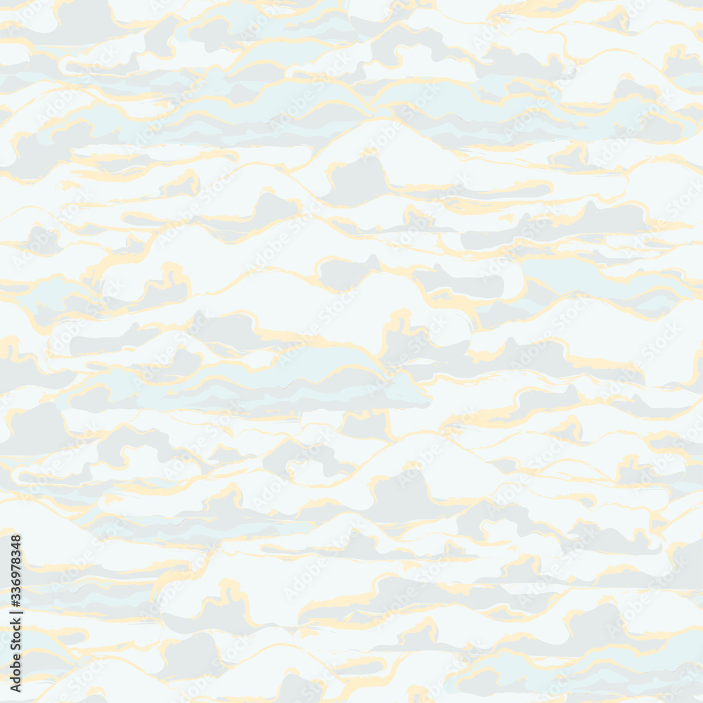 Seamless pattern with cloudy sky.