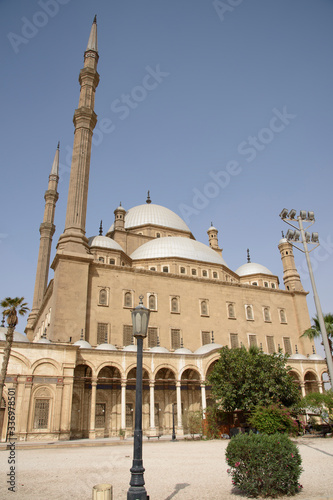 Muhammad Ali Mosque, also known as Alabaster Mosque, located in the highest part of the Cairo Citadel, in the capital of Egypt, Africa.