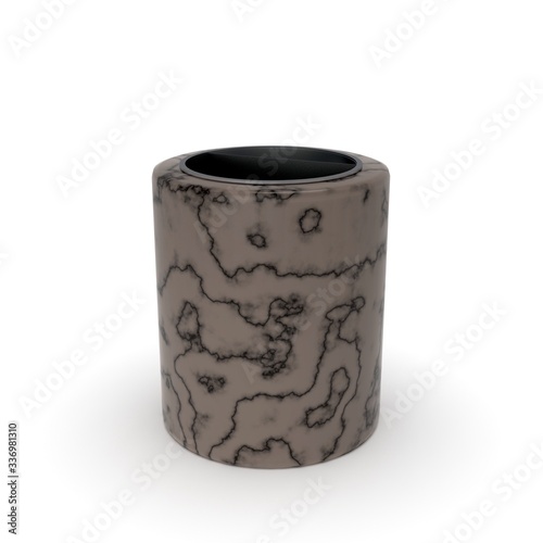 3d model urn Keln mini Marble Tan photo