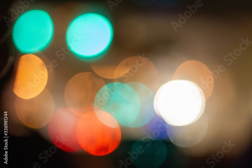 blury lights