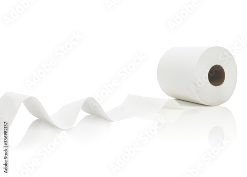 Toilet Paper Rolls Isolated on a white background