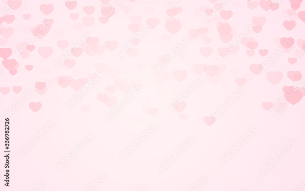valentine day pink hearts on pink rose background. valentine day pink hearts on pink rose background.