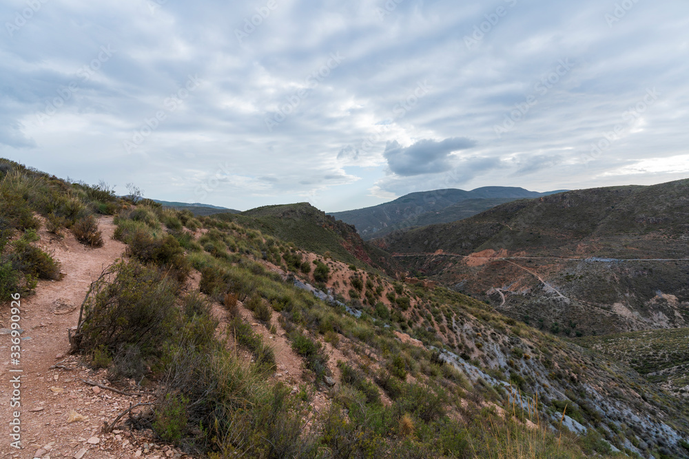 mountainous landscape near Ugijar (Granada)