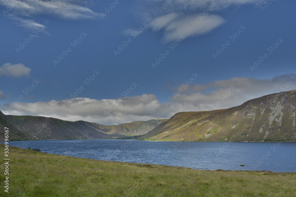 UK, Scotland, lake and mountains, hdr UK, Scotland, lake and mountains, hdr