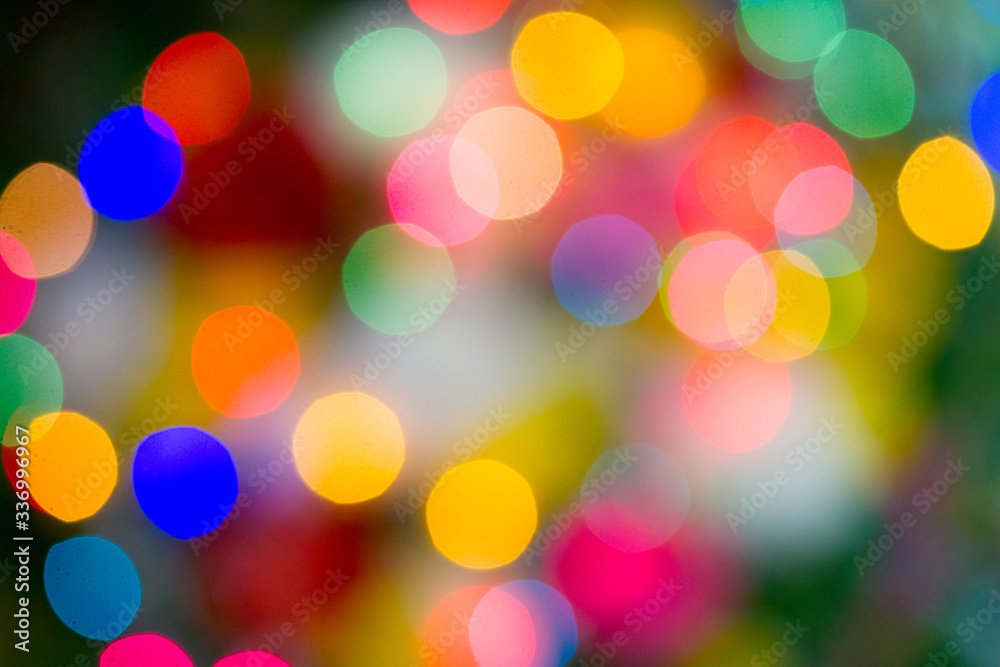 Obraz premium abstract, christmas, light, bokeh,