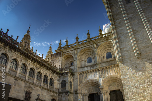 Santiago de Compostela in summer during the day