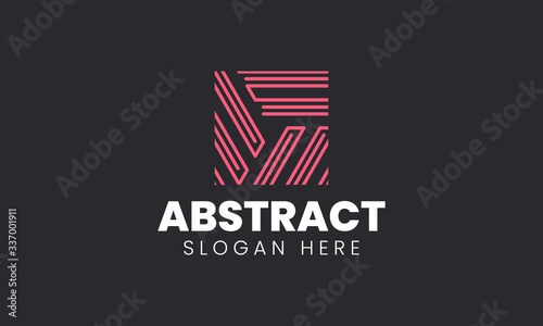 Trendy Abstract Logo Design
