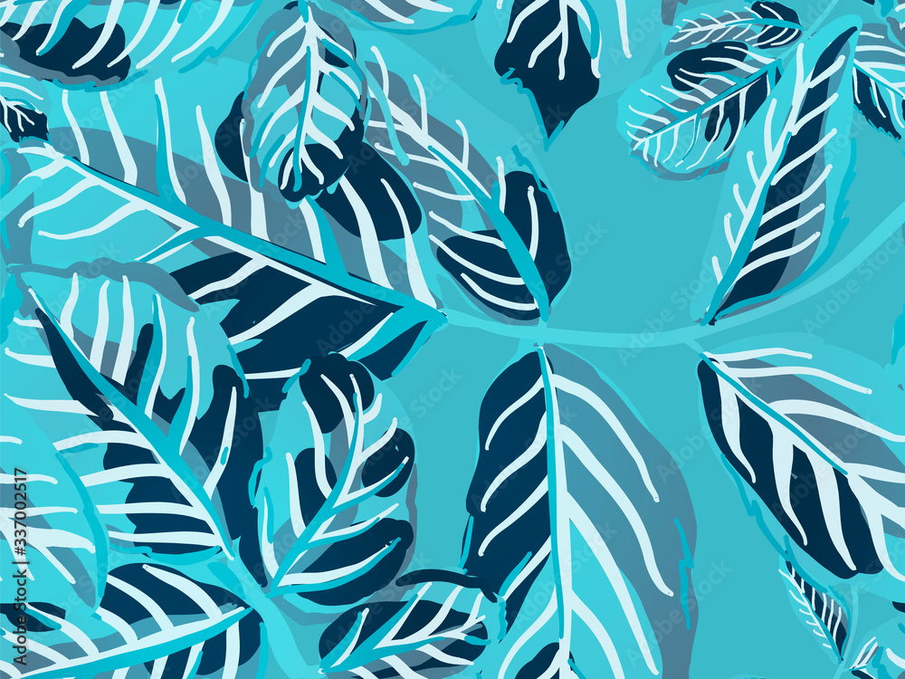 Leaves Seamless Pattern. Leaves Seamless Pattern.