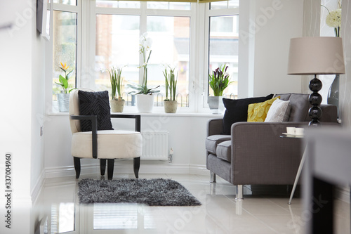 Interior of a contemporary living room