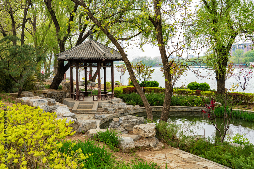 Pavilion in Yuyuantan Park, Beijing, China Pavilion in Yuyuantan Park, Beijing, China