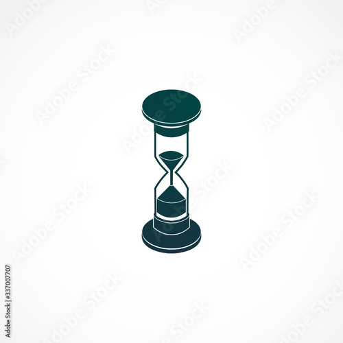 hourglass icon. isolated vector element. sandglass icon