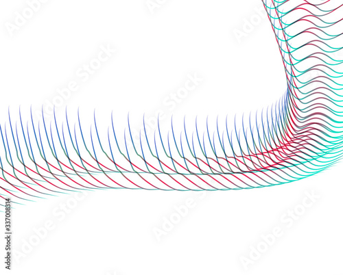 Abstract background blend wave line design for Wallpaper, Banner, Background, Card, Book Illustration, landing page