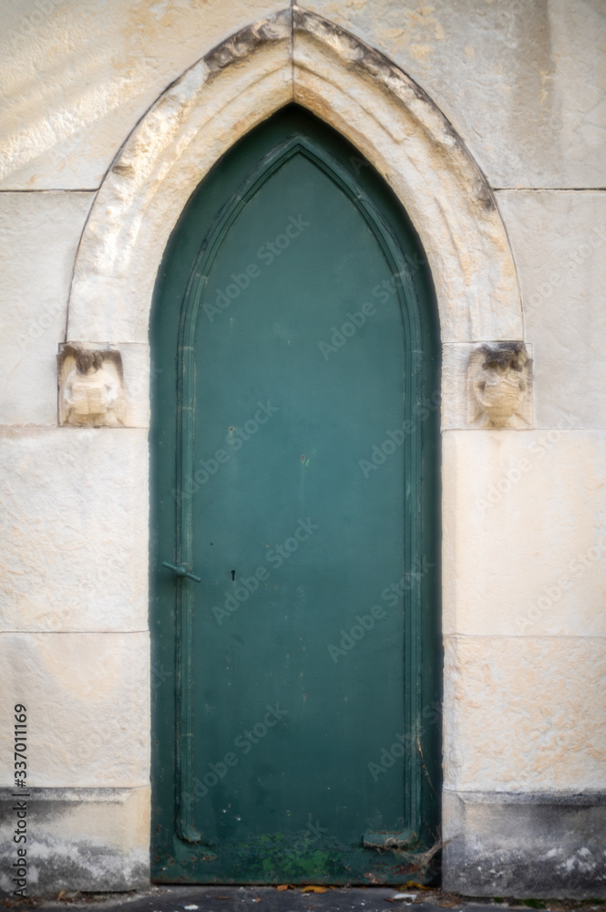 old door on an old building