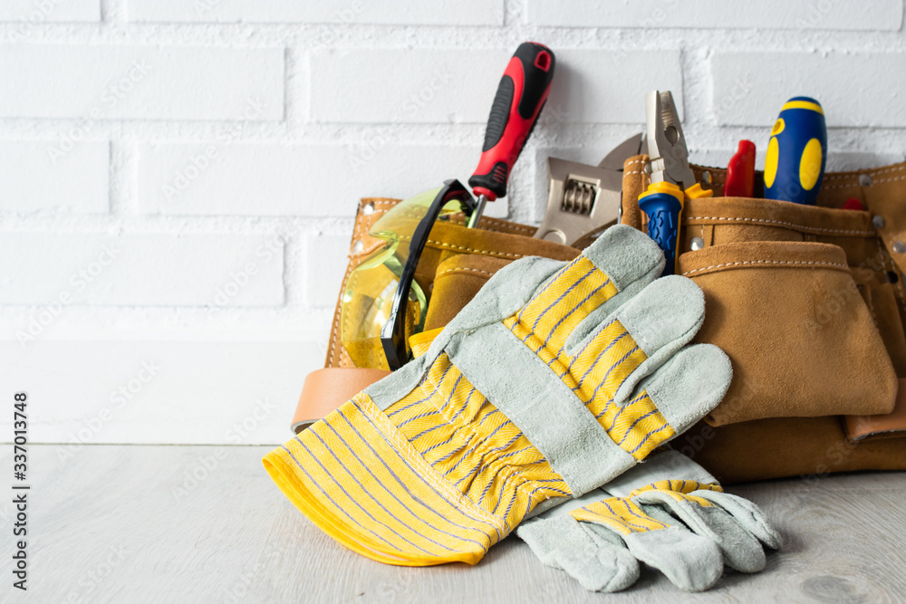Foto construction tools maintenance or bricolage