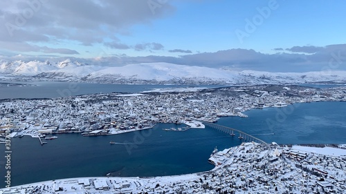 View of Tromso from Fjellheisen