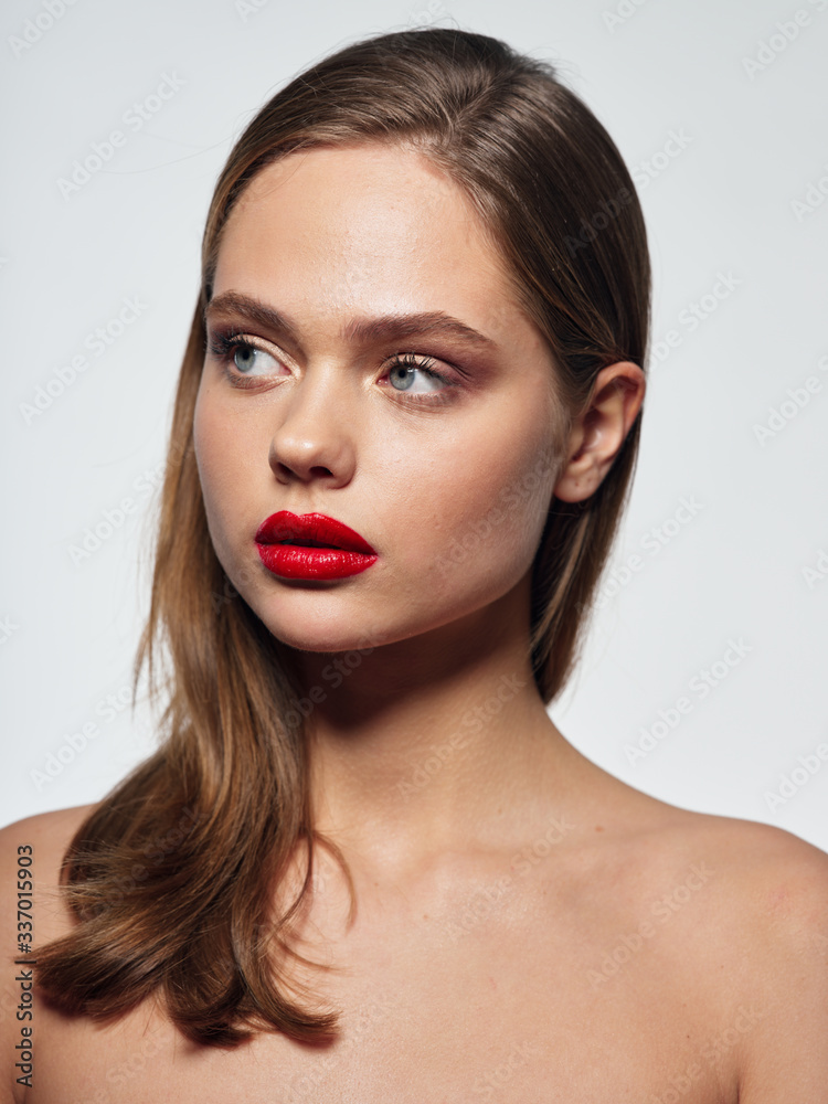 beautiful woman charm cosmetics luxury jewelry Studio Model beautiful woman charm cosmetics luxury jewelry Studio Model