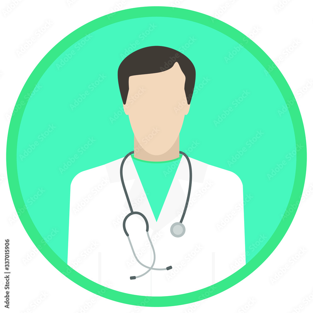 medical doctor with stethoscope medical doctor with stethoscope