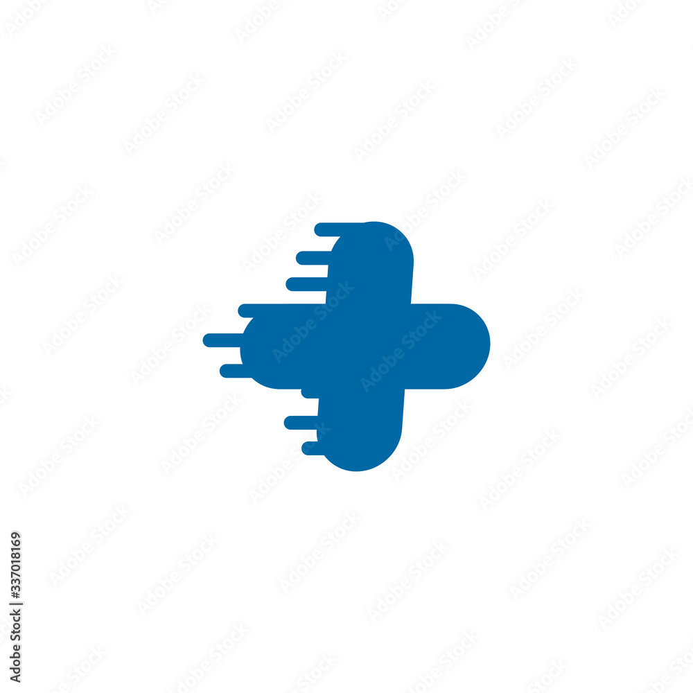 Medical and health care logo with using cross icon template Medical and health care logo with using cross icon template