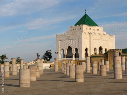 Morocco. The great mausoleum of Mohammed V photo