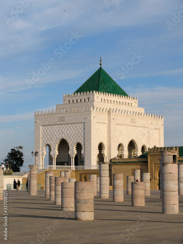 Morocco. The great mausoleum of Mohammed V