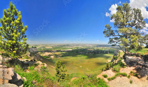 Принти на полотні Scotts Bluff National Monument  - ocated west of the City of Gering in western Nebraska, United States