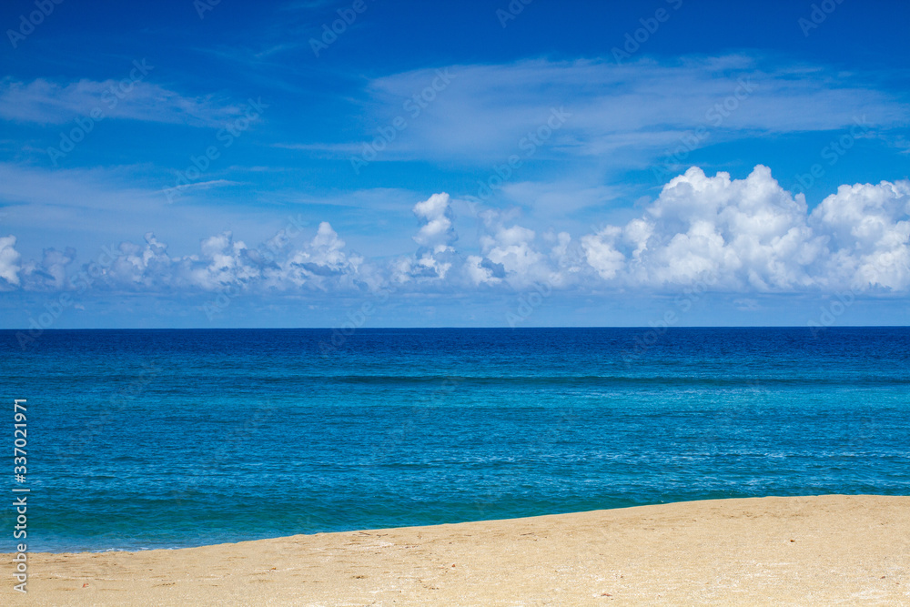 beach and blue sky