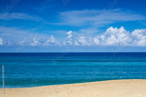 beach and blue sky