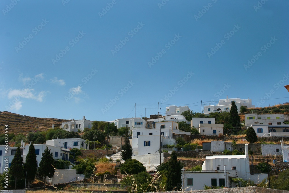 Fototapeta premium Widok na część Antiparos, wyspa Cyklady, Grecja