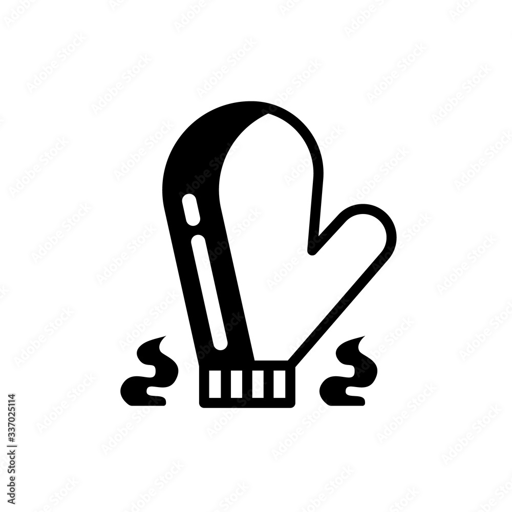 Frostbite first aid icon isolated on white background. Warm mittens. Vector illustration for web design. Frostbite first aid icon isolated on white background. Warm mittens. Vector illustration for web design.