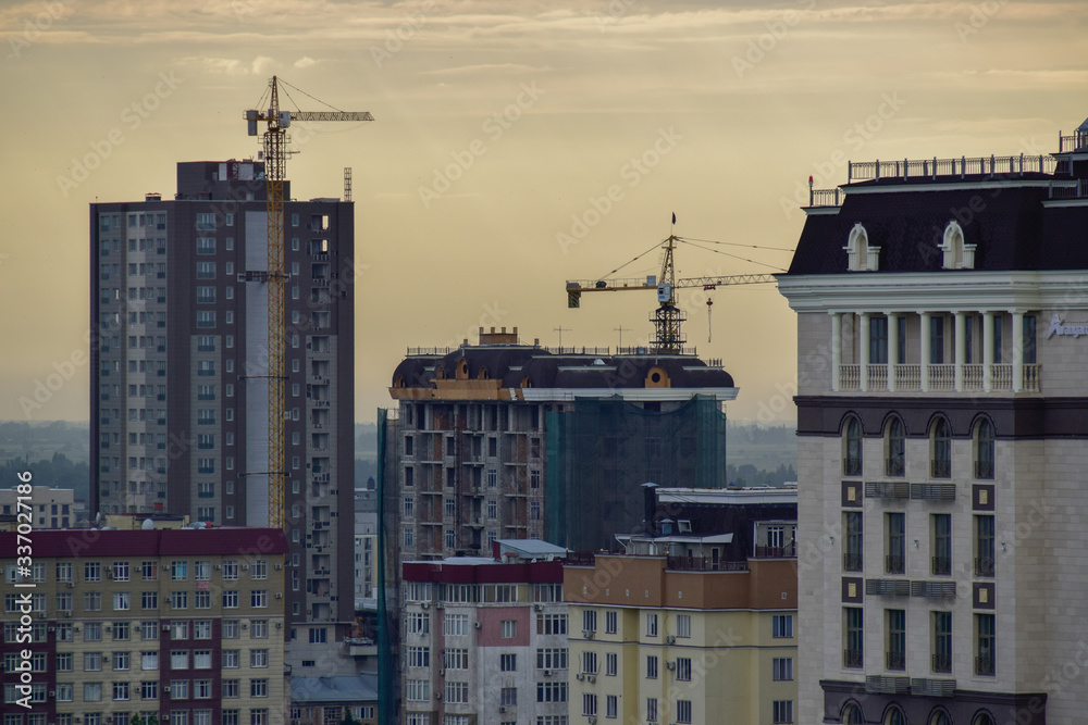 Fototapeta premium Bishkek, Kyrgyzstan city view