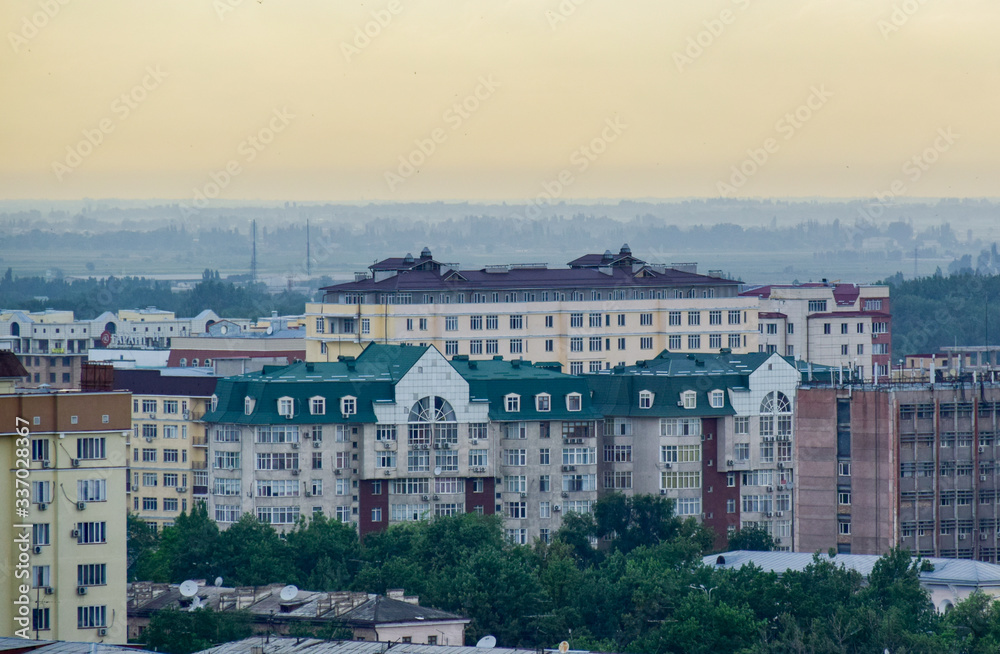 Bishkek, Kyrgyzstan city view Bishkek, Kyrgyzstan city view