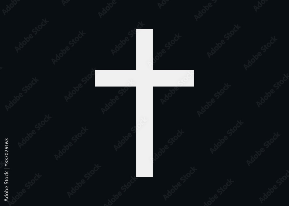 christian cross on black background religion christ 