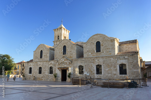 Larnaca, Cyprus - November 11, 2017: The St Lazarus church of Larnaca. It is a late-9th century church, belonging to the Church of Cyprus, an autocephalous Greek Orthodox Church.