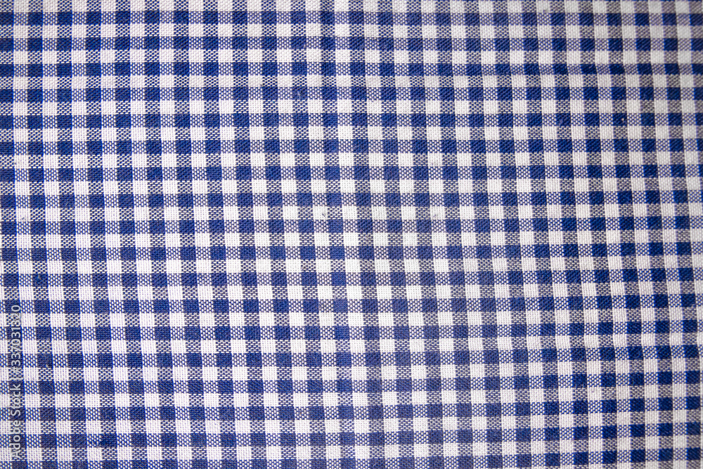 Patrón de cuadros azules.