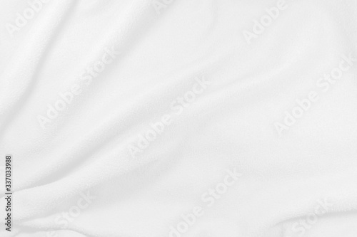 white fabric is towel, which has the characteristics of wave, smooth and very clean. Abstract background design