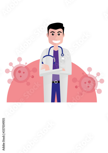 Doctor and covid