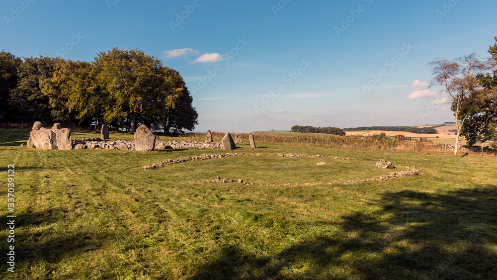 Fototapeta premium Loanhead of Daviot Recumbent Stone Circle
