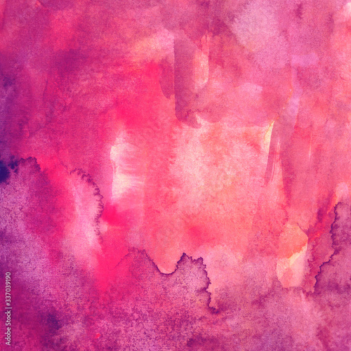 Abstract Watercolor Hand Drawn Splatter Background