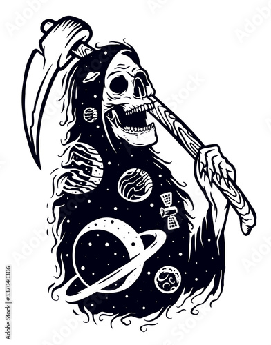 Ghost Of The Galaxy illustration