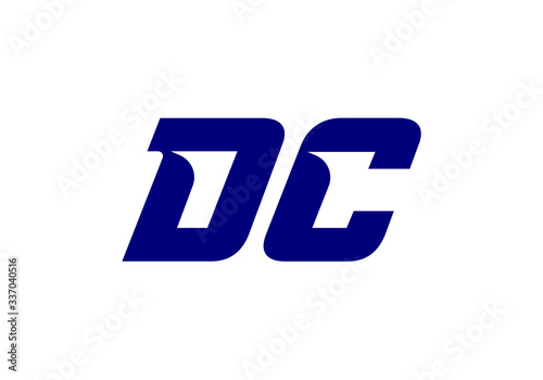 Free Download D C Initial Letter Logo design vector template, Graphic Alphabet Symbol for Corporate Business Identity - GFXLoad