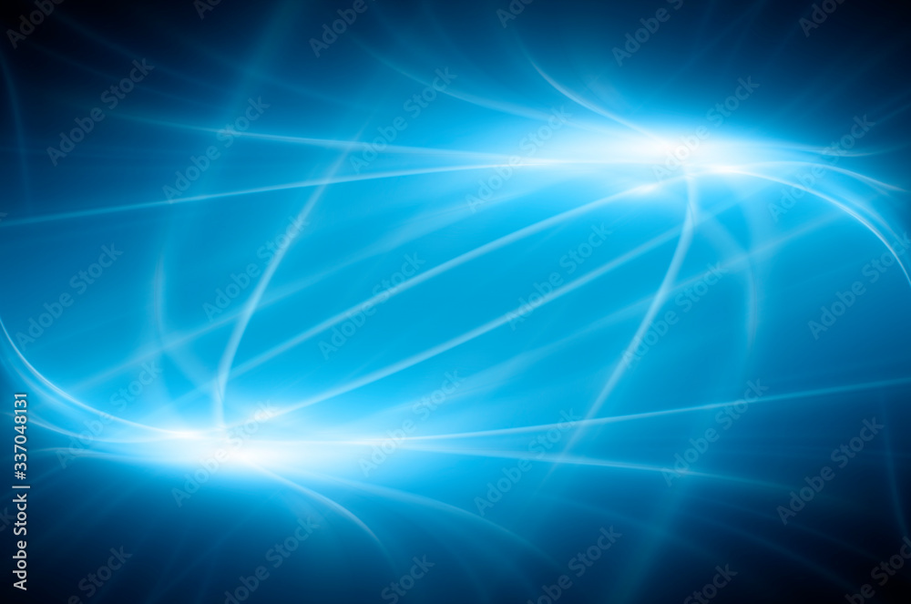 Abstract background. Abstract glowing ball, communication lines, abstract internet symbol, communication, technology.